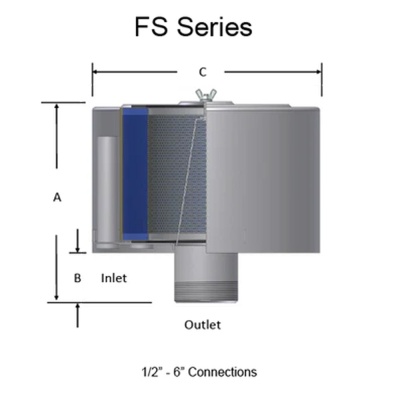 Воздушный фильтр-глушитель FS-231P-301_3