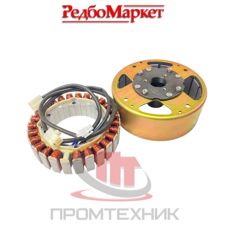 Альтернатор-инверторного-бензогенератора-Edon-PT-3800C-(ротор-+-статор)_2