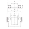 Подшипник-51107-Redbo-габариты