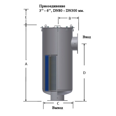 Вакуумный фильтр CSL-335P-DN100_3