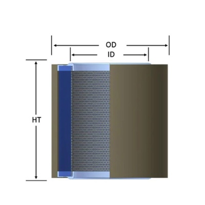 Фильтр-элемент 235R-2G Solberg_размеры