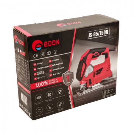 Электролобзик Edon JS-85-750R_коробка